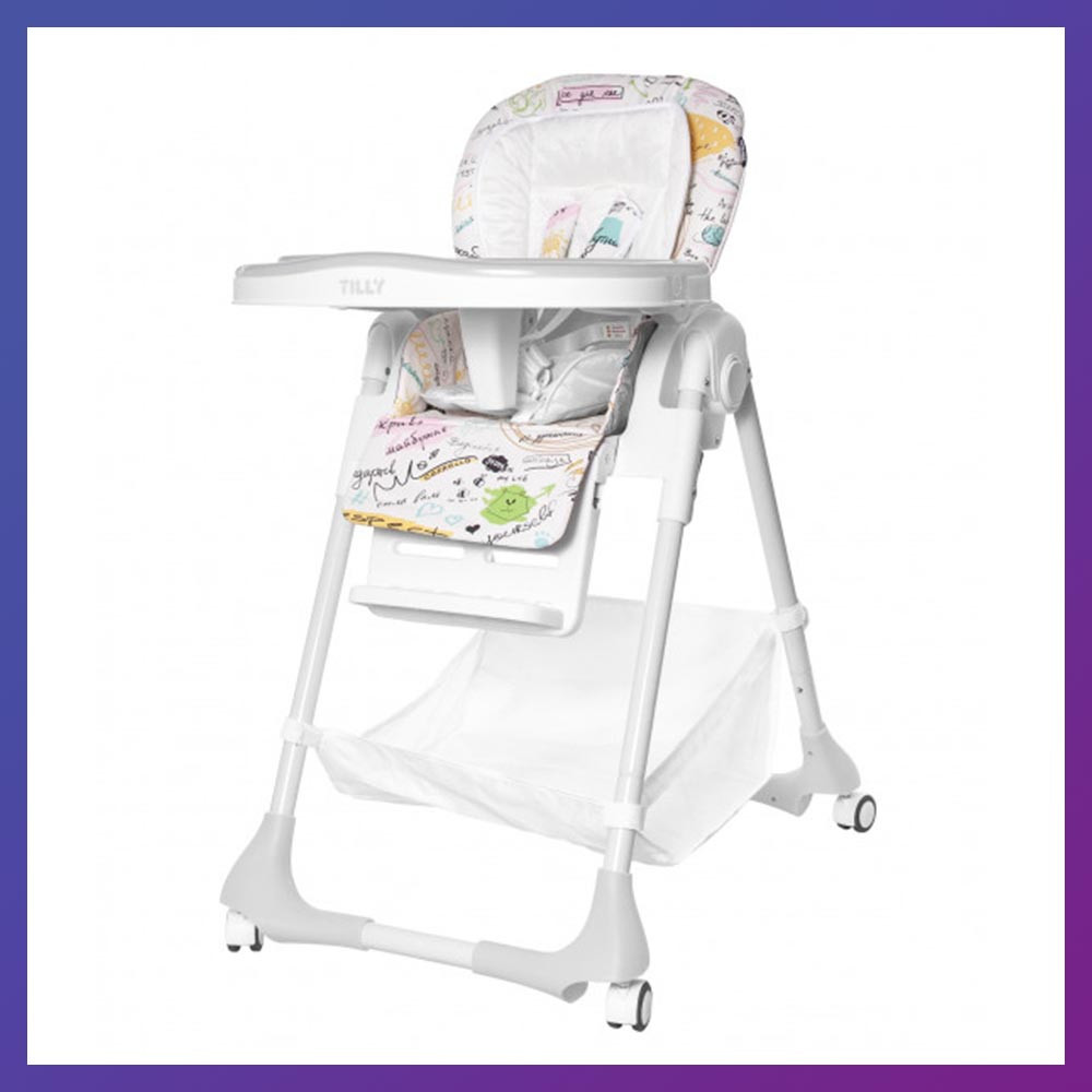 Дитячий стільчик для годування з регульованою спинкою Tilly Bistro T-641/2 Grey сірий, фото 1