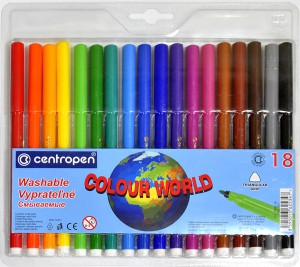 Фломастери Centropen 18 кольорів, фото 1