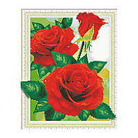 Алмазна мозаїка «Червоні дикі троянди» FA 30037, 40 - 50 см