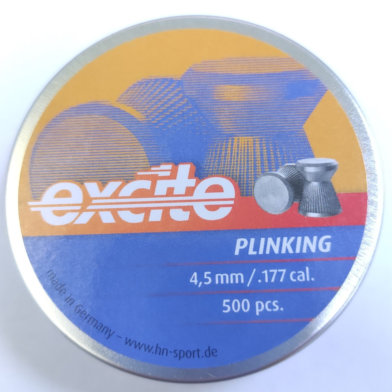 Кулі пневматичні H&N Excite Plinking, 500 шт/уп, 0,47 г, 4,5 мм