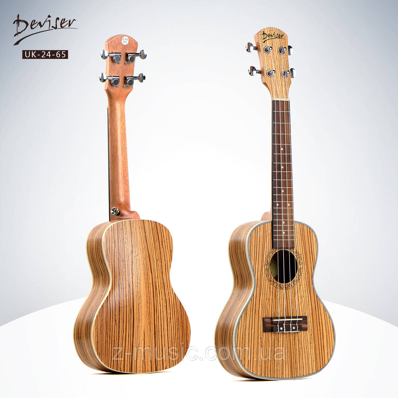 Укулеле концертне (24 дюймів) Deviser UK24-65, фото 1