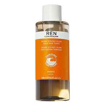 Обновляющий тоник с АНА и экстрактом чёрной ивы REN Clean Skincare Ready Steady Glow Daily AHA Tonic 100 мл