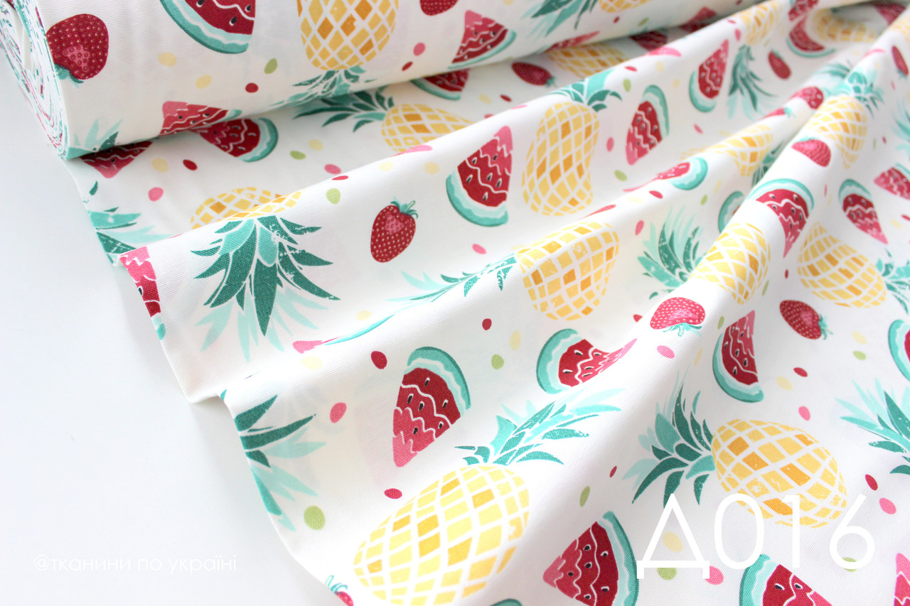 Тканина панама Duck водовідштовхуюча фрукти, фото 1