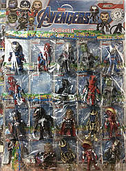 Ігрові фігурки на планшеті Avengers