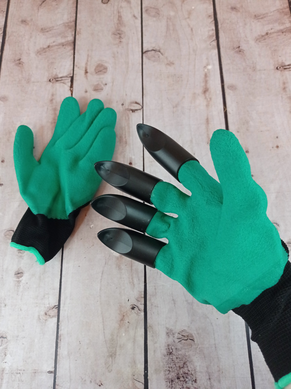 Перчатки грабли для сада и огорода с когтями GARDEN CLOVE Перчатки для рыхления Живые фото - фото 3 - id-p1410821768