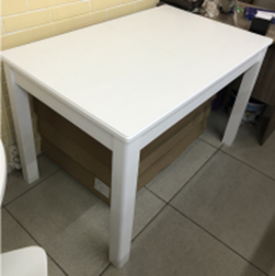 Стіл кухонний з шпонованою стільницею Фішер Fusion Furniture, колір білий, фото 1