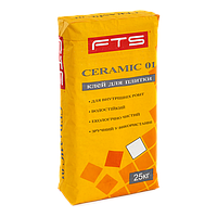 Клей для плитки CERAMIC 01 FTS 25кг