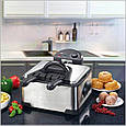 Подвійна фритюрниця Clatronic FR 3195 (2000Вт., 4л., Німеччина), фото 5