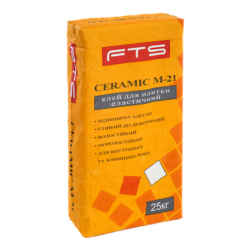 Клей для плитки еластичний CERAMIC M-21 FTS 25кг