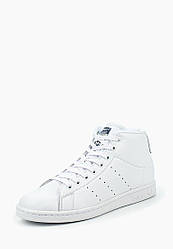 Кеди чоловічі білі шкіряні Adidas Stan Smith Mid Originals