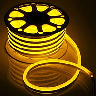 Светодиодный гибкий неон NEON 2835-220V 8 мм желтый