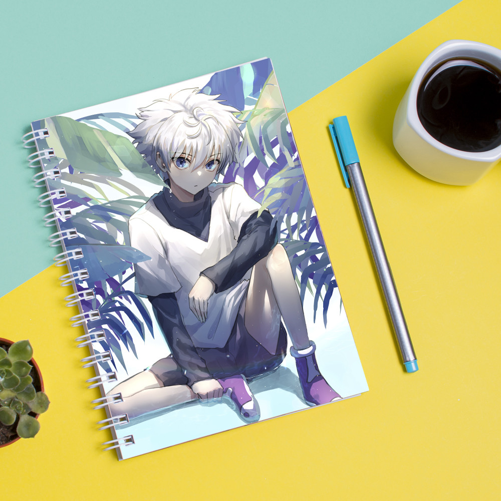 Скетчбук (Sketchbook) блокнот для малювання з Кіллуа Золдік-Killua Zoldyck