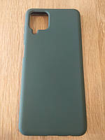 Чехол Silicone Cover Case для Samsung A12/M12 dark green