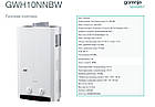 Газова колонка GORENJE GWH-10NN BW димохідна, фото 4