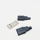 Роз'єм штекер USB 4 в розбірному корпусі, фото 4