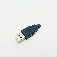 Роз'єм штекер USB 4 в розбірному корпусі