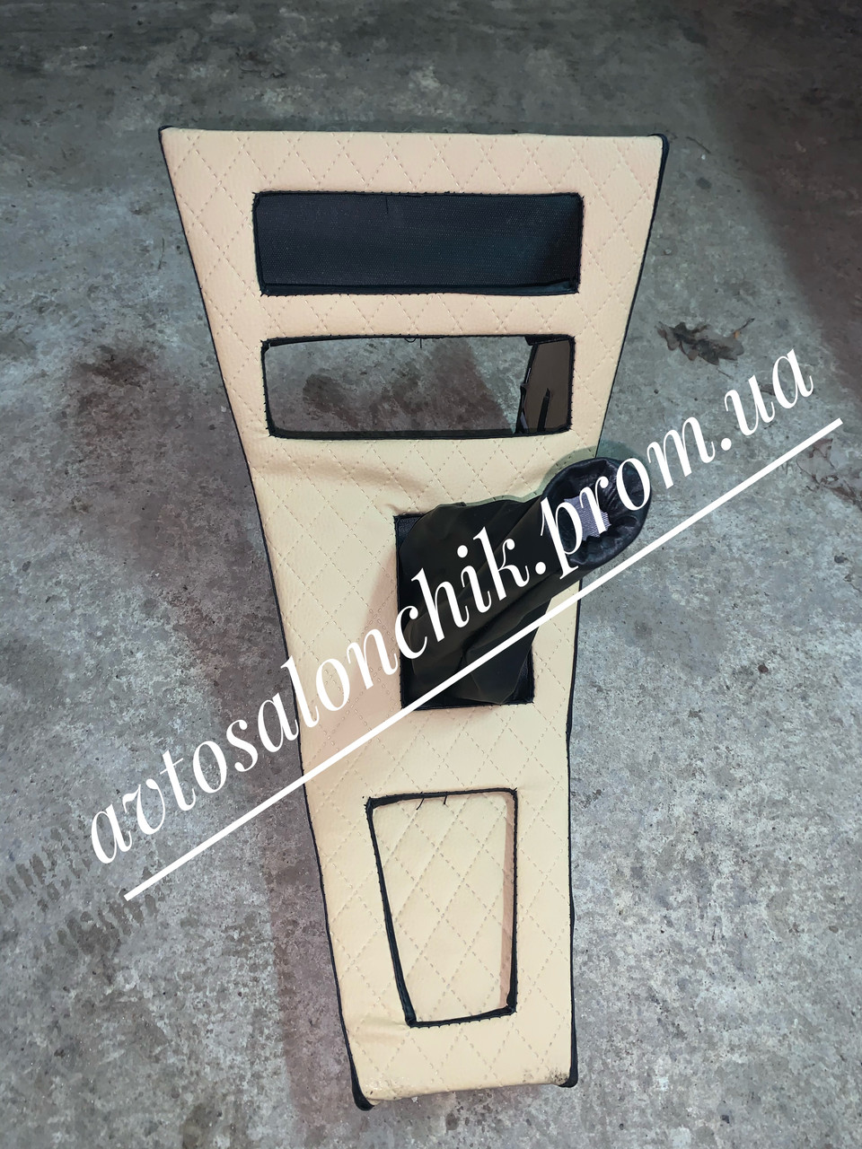 Консоль Бар Под Магнитофон ВАЗ 2101 РОМБ Бежевая ЛЮКС Тюнинг Салона ...