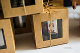 Коробка "Для чашки" М0017-о17 крафт з вікном, розмір: 100*100*100 мм, фото 3