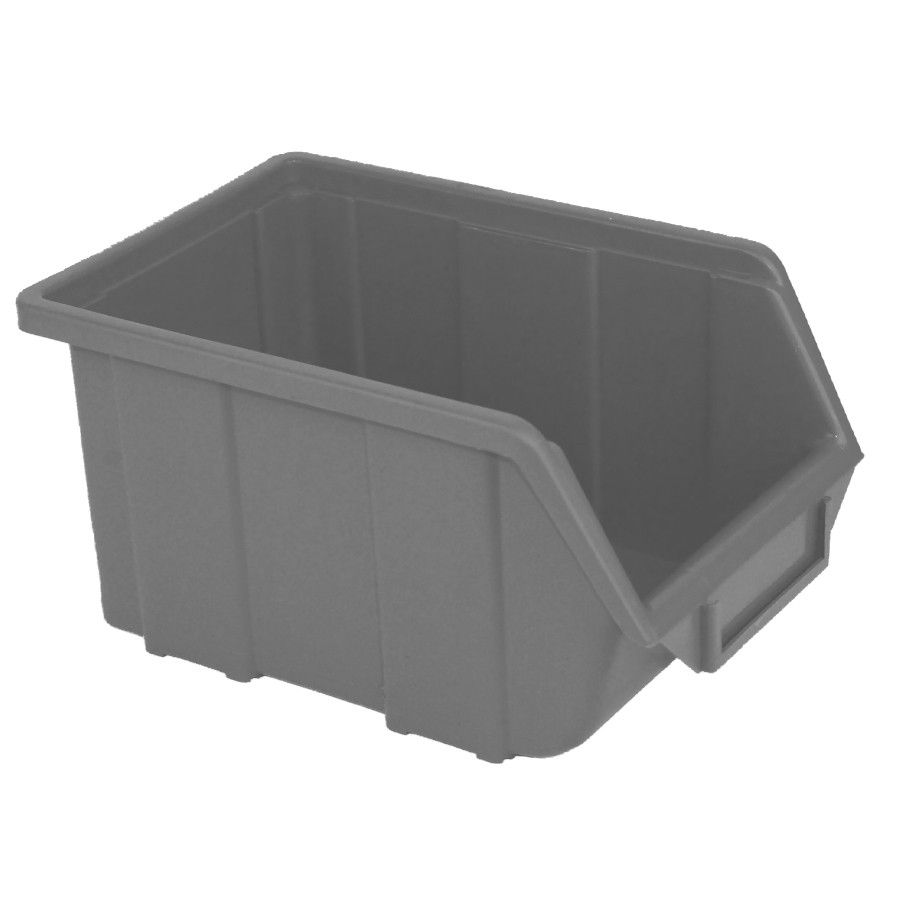 Ємність полегшена маленька 170 х 100 х 75 мм сіра, фото 1