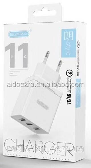Мережевий зарядний пристрій Ezra HC11 5V3.1A