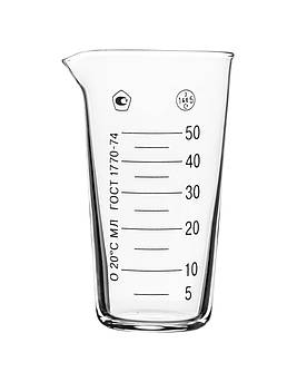 Скляна мензурка/мірний стакан 250 мл (ГОСТ 1770-74)