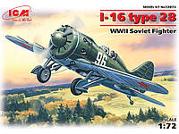 И-16 тип 28, советский истребитель II мировой войны. 1/72 ICM 72073
