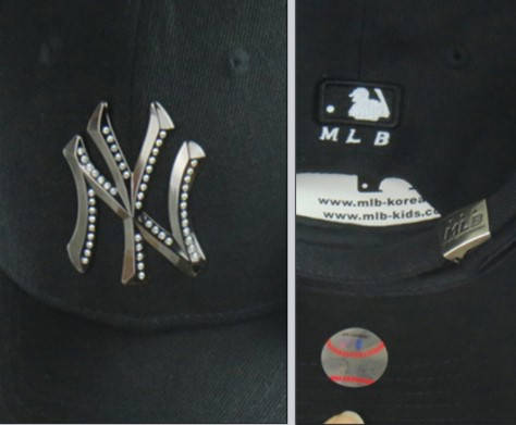 Кепка Бейсболка New York Yankees NY MLB Нью-Йорк Янкіз Метал Лого чорна, фото 4