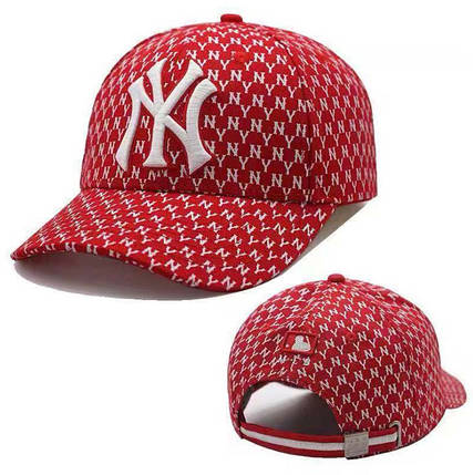 Кепка Бейсболка New York Yankees NY MLB Нью-Йорк Янкіз Букви Червона New, фото 1