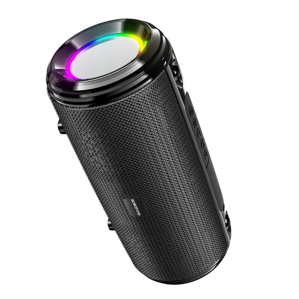 DR Портативна Bluetooth-колонка Borofone BR13 з LED-підсвіткою black, фото 1