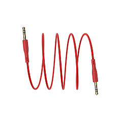 DR AUX кабель Borofone BL1 Jack 3.5 to Jack 3.5 1m червоний