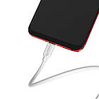 DR Кабель Borofone BX14 USB to MicroUSB 1m white, фото 5