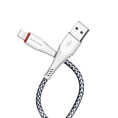 DR Кабель Borofone BX25 USB to Lightning 1m white