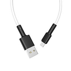 YUF Кабель Borofone BX31 USB to MicroUSB 1m white