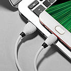 DR Кабель Hoco X27 USB to MicroUSB 1.2m white, фото 3