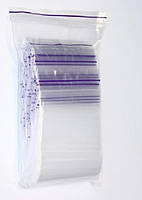 Прозорі пакети для паковання 60/80 мм із замком zip-lock