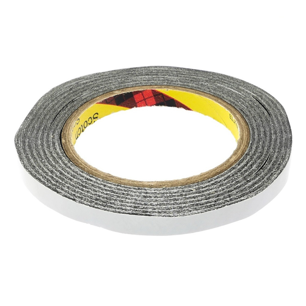 DR Скотч двосторонній 3M чорний 10 мм x 25 м, фото 1