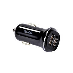 DR Автомобільний зарядний пристрій Hoco Z1 2 USB чорний
