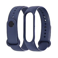 DR Ремінець силіконовий для Xiaomi Mi Band 5/ 6 кольорів 05 темно-синій