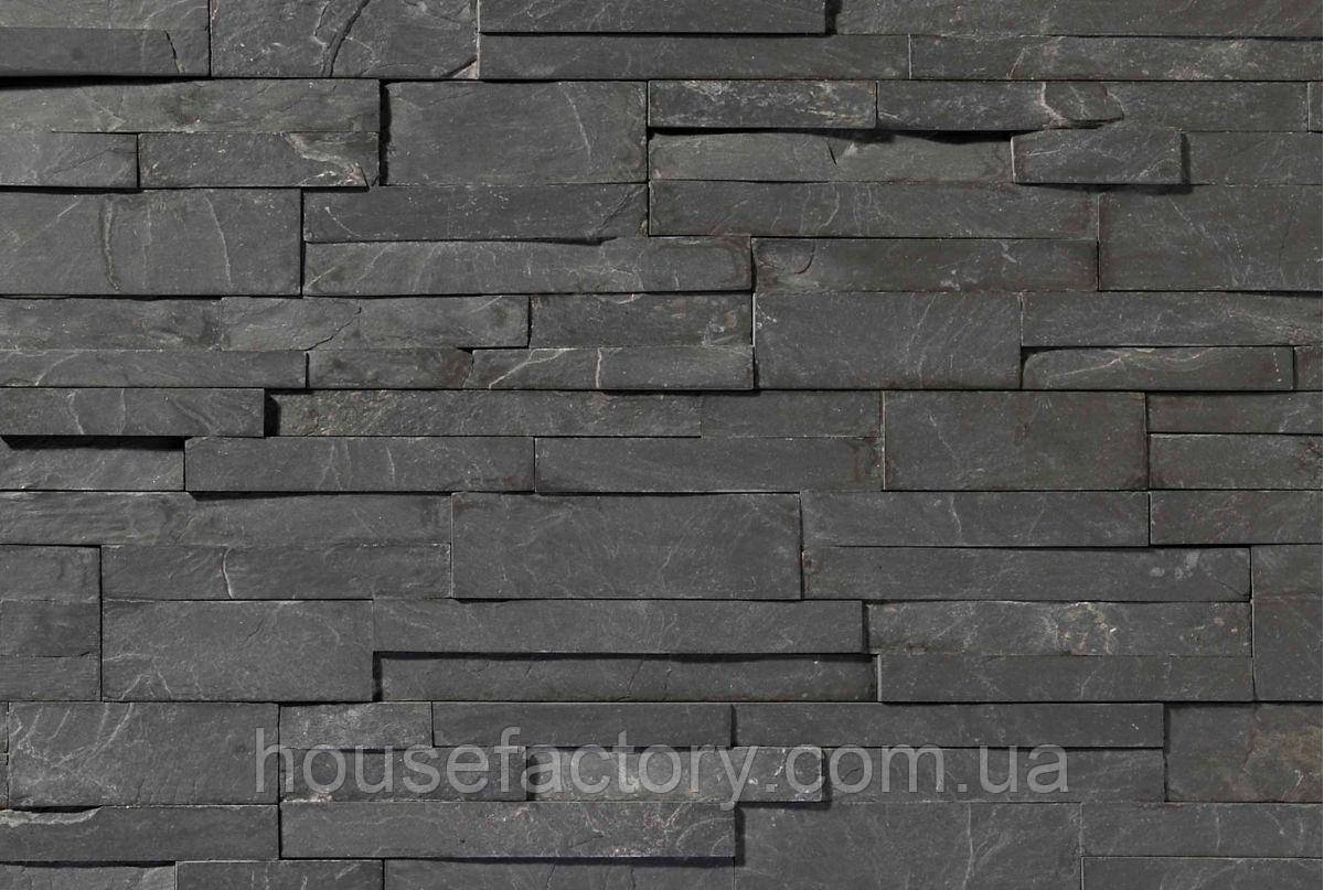 Кам'яна панель B&B Scaglietta Nera 550x150x25 Кут, фото 1