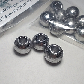 10 шт Грузила на Товстолоба 8мм отвір, Вантаж для снасть на товстолоба