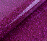 Термотрансферна плівка для термодруку Гліттер колір Бузковий 50х50см, фото 4