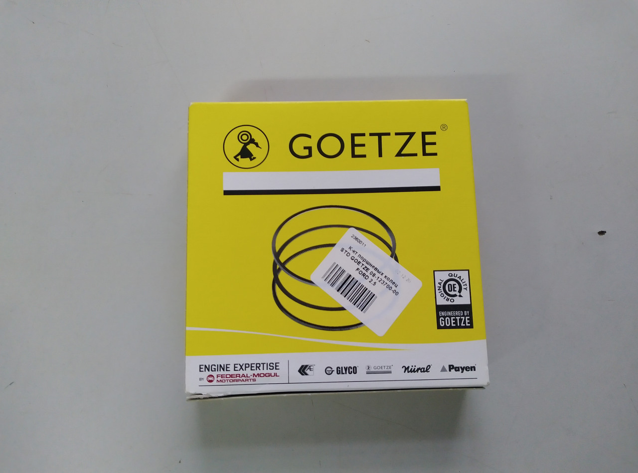 К-кт поршневих кілець STD GOETZE 08-123700-00 FORD 2.5