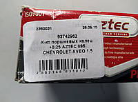 К-кт поршневых колец (на 3 цилиндра) +0.25 AZTEC CIC-003A CHEVROLET AVEO 1.5
