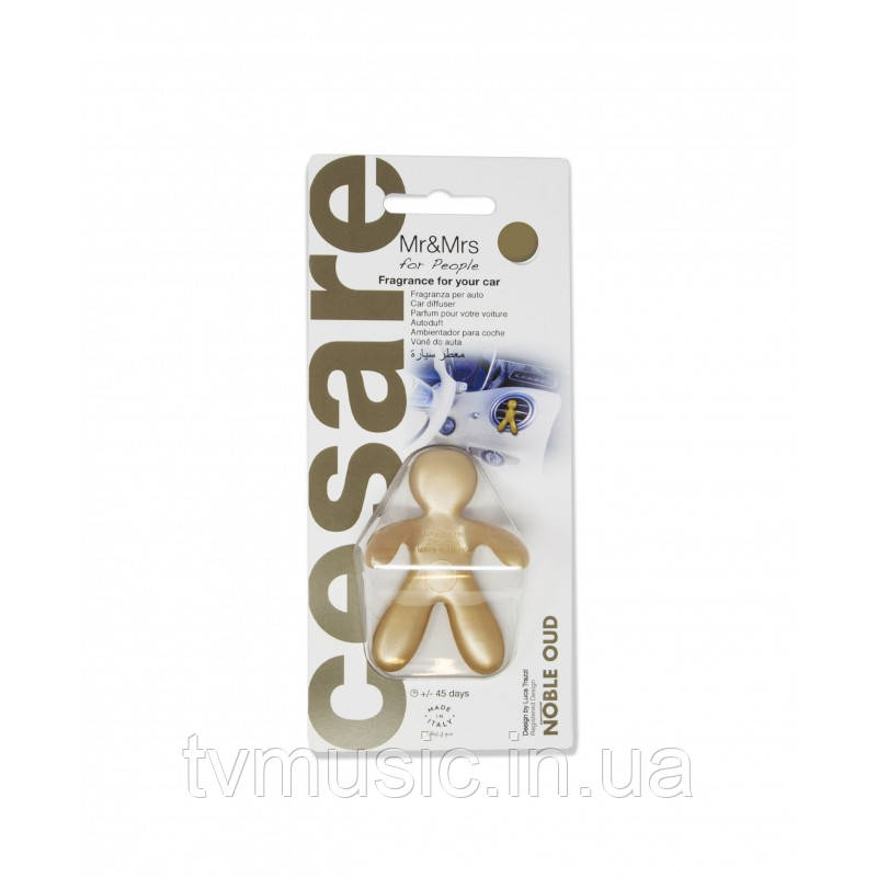 Ароматизатор у машину Mr&Mrs CESARE BLISTER Noble Oud — Gold
