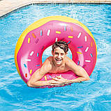 Надувний Круг Пончик 99х25см. Intex Оригінал. Круг Для Плавання для дітей і дорослих, фото 2