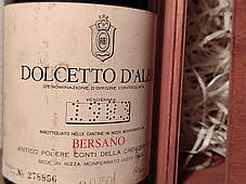 Вино 1983 года Dolcetto D`Alba Bersano Италия, фото 3