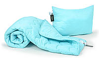 Набор антиаллергенный всесезонный 3M Thinsulate 1664 Eco Light Blue одеяло и подушка MirSon 140х205 см