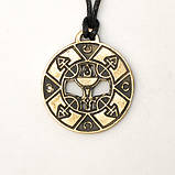 Амулет Королева Вищої Долі Бронзове покриття / Амулет Королева Вищої Долі Бронзове покриття 2x2 см, фото 3