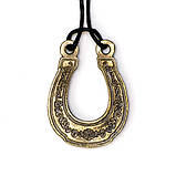 Амулет Підкова Удачі Бронзове покриття / Амулет Підкова Удачі Бронзове покриття 2x2 см, фото 3