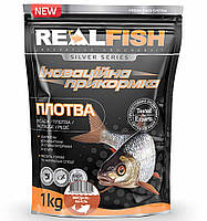 Прикормка для рыбалки REAL FISH Плотва МИНДАЛЬ-ВАНИЛЬ, 1 кг